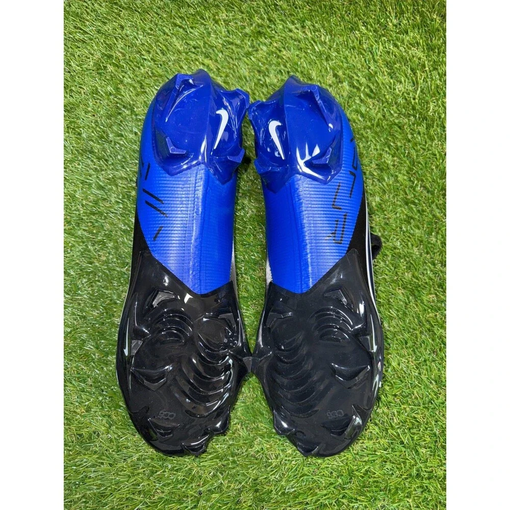 Mens 13.5 Nike Air Vapor Edge Pro 360 2 TB Football Cleats Black Blue FN7759-009